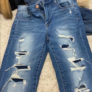 Super stretch American eagle jeans